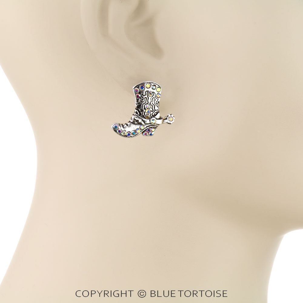Western Boot Stud Earrings - Image 2
