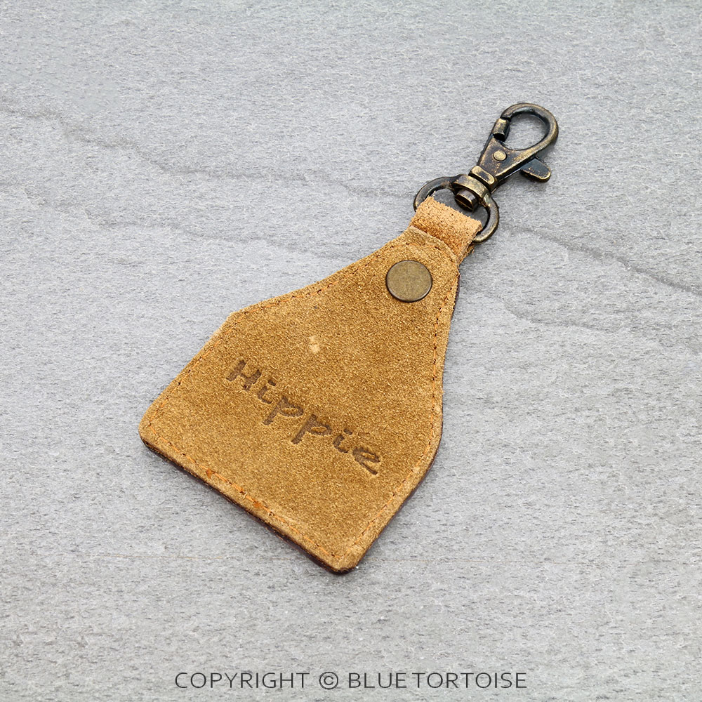 Handmade Genuine Leather Tooled Keychain - Donkey - Image 2