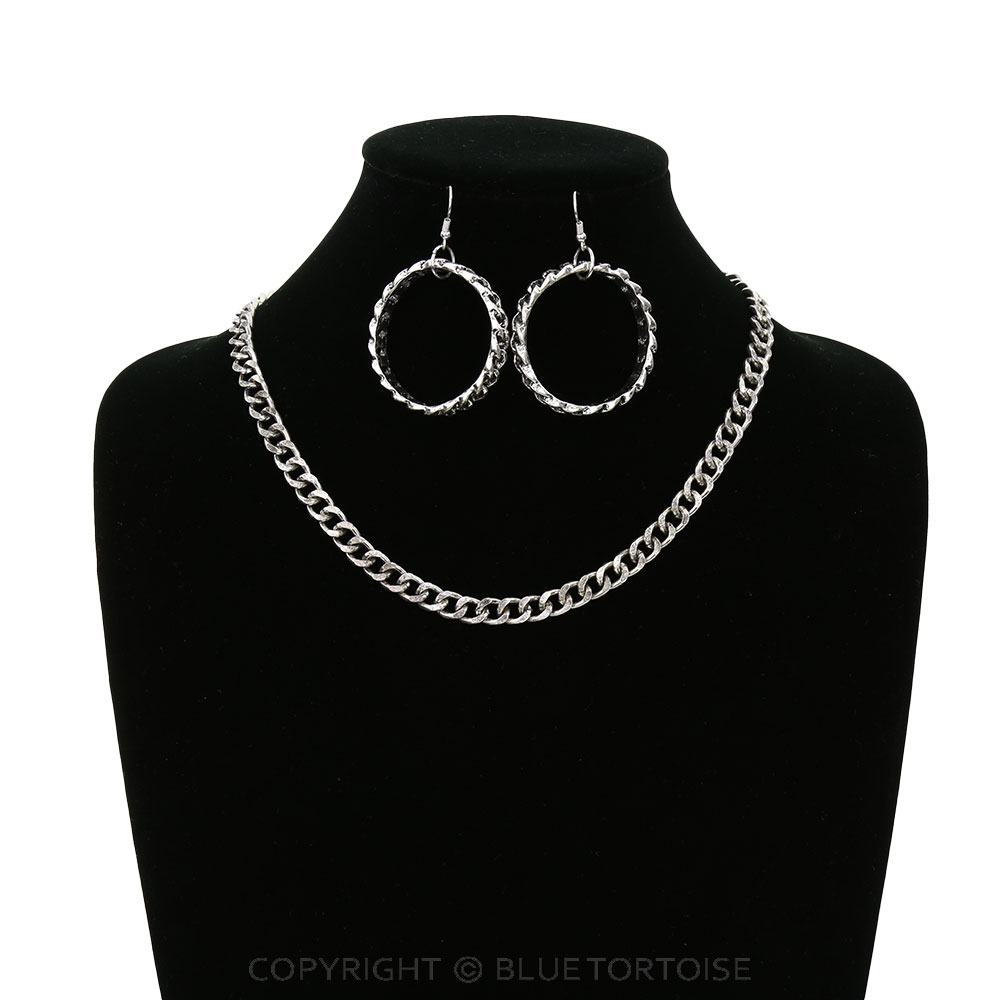 Cuban Chain Necklace Set - Image 2