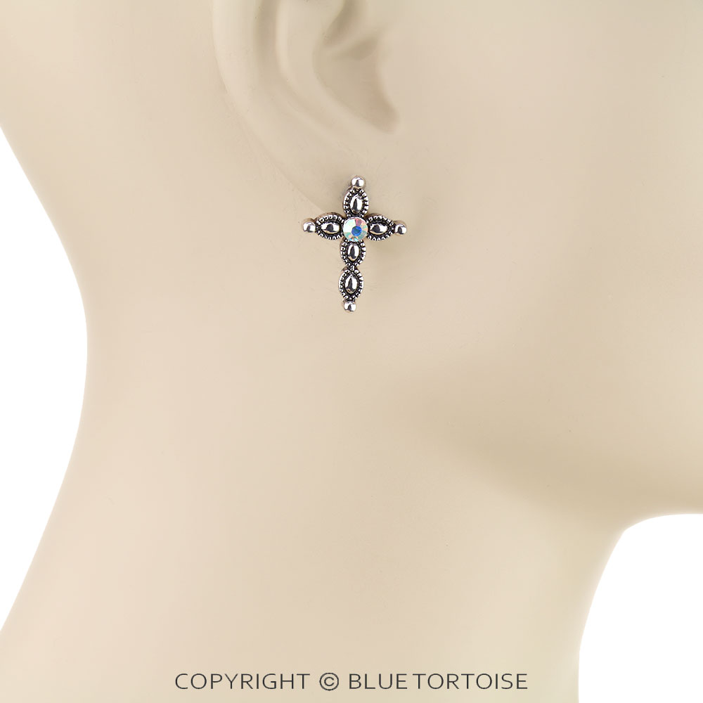 6 Pair Western Design Stud Earring Set - Image 2