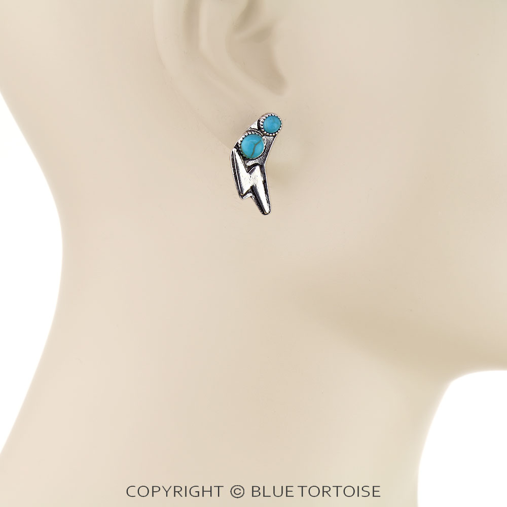 6 Pair Western Design Stud Earring Set - Image 2