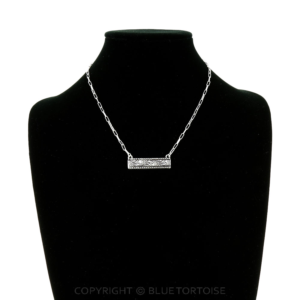 Western Dainty Bar Necklace - Image 2