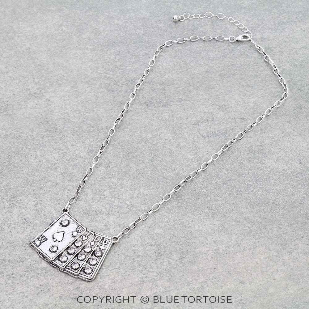 Wild Card Theme Necklace