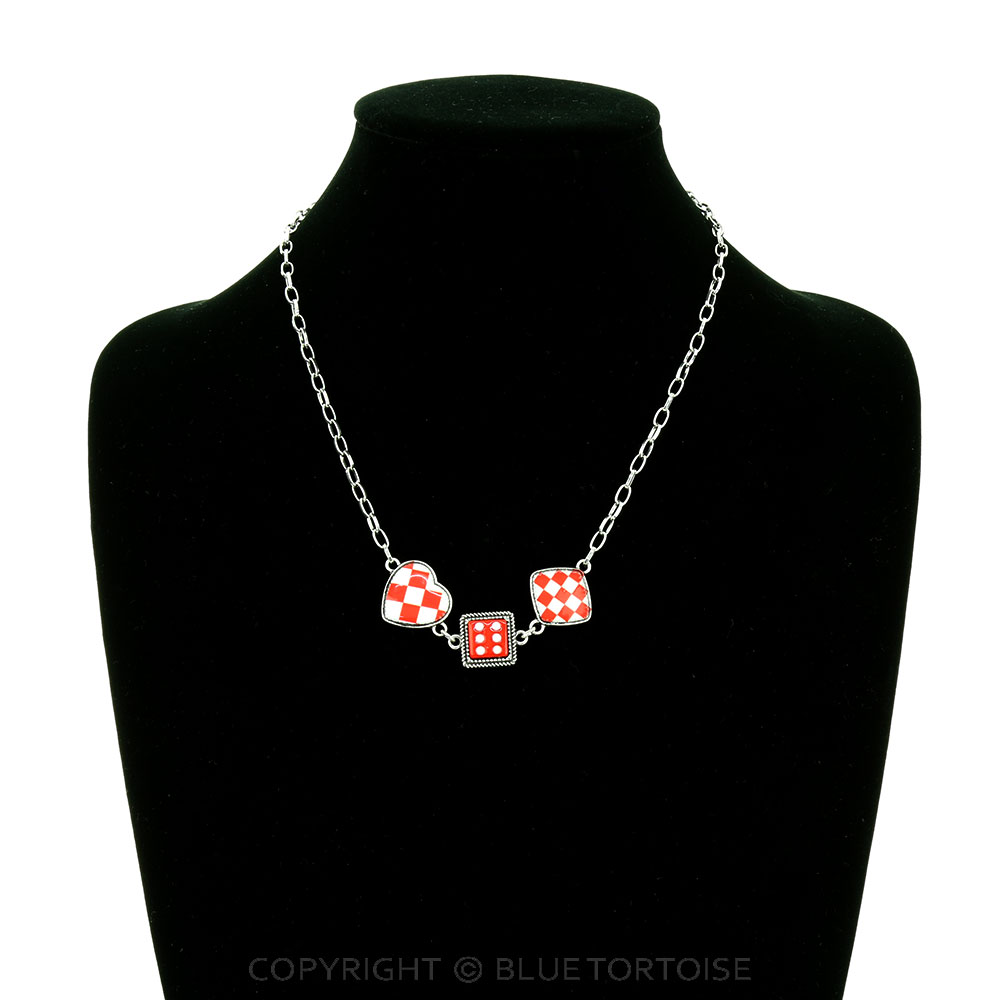 Card Theme Dice Necklace - Image 2