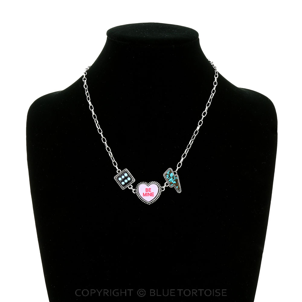 BE MINE Heart Bead Necklace - Image 2