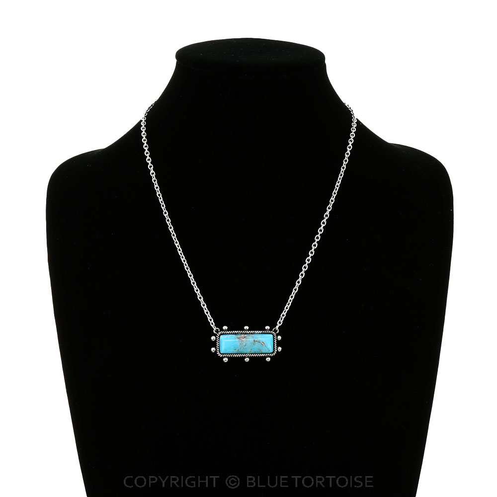 Ball TXR Bar Hand Stone Necklace - Image 2