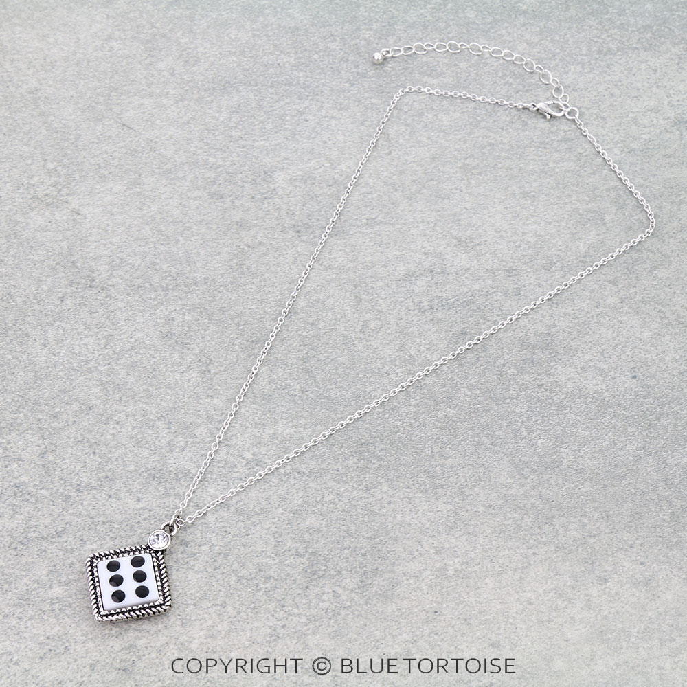 Dice Pendant Necklace