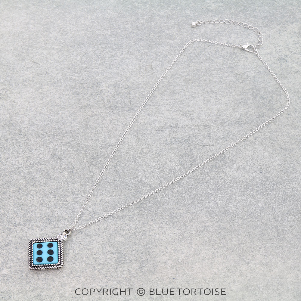 Dice Pendant Necklace