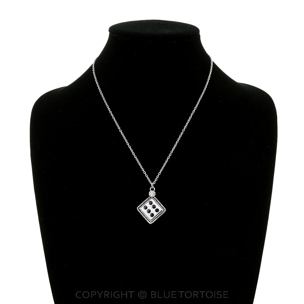 Dice Pendant Necklace - Image 2