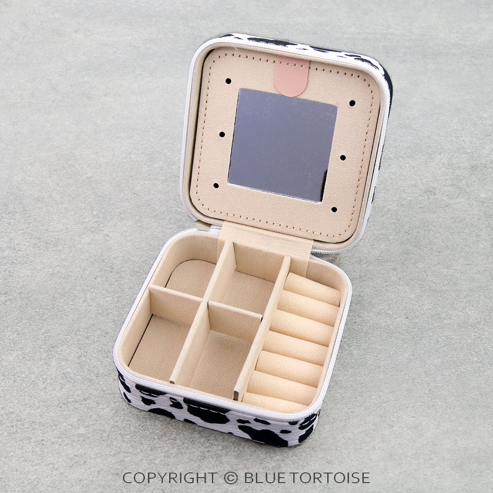 Western Animal Theme Travel Jewelry Box - Metal Border - Image 2