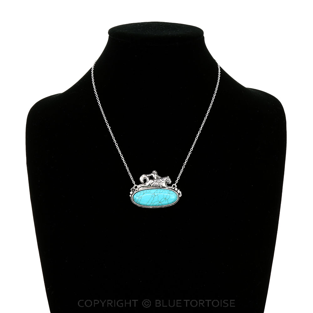 Western Rodeo Stone Necklace - Image 2