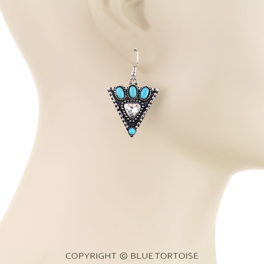 Western Arrowhead Dangle Earrings - Image 2