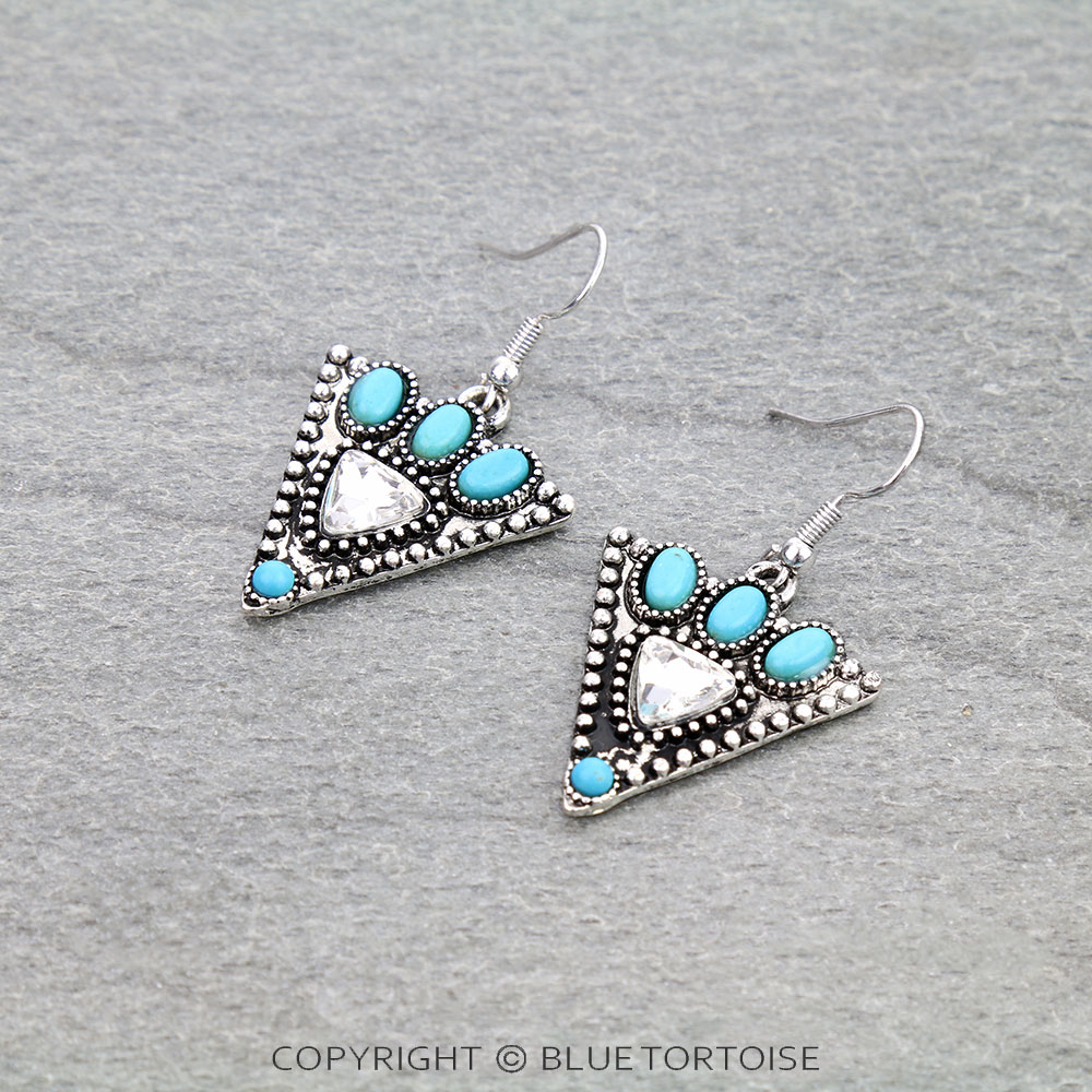 Western Arrowhead Dangle Earrings