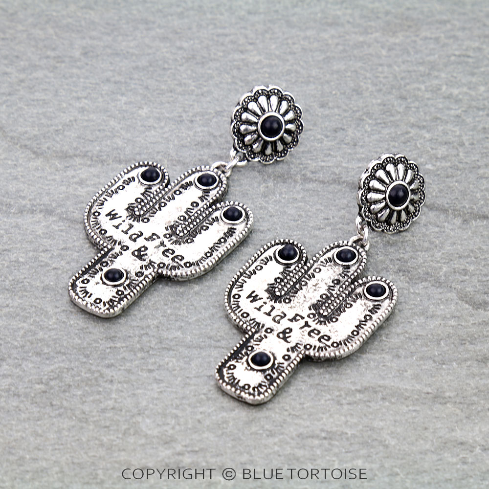 Wild & Free Cactus Stud Earrings