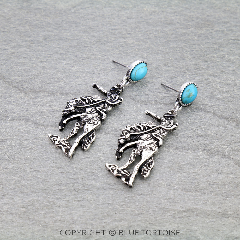 Western Rodeo Stud Earrings