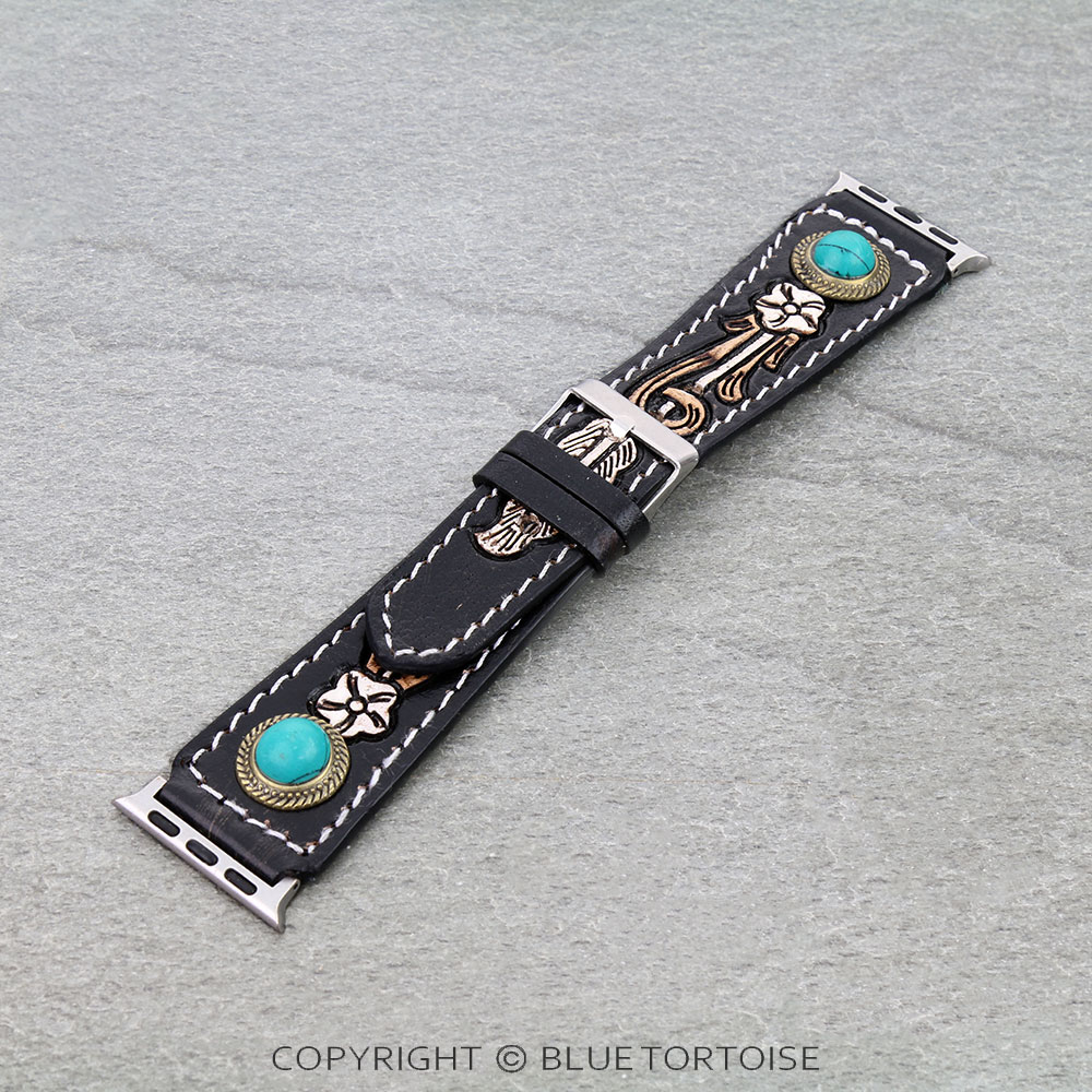 Western Style Genuine Leather Apple Watch Band