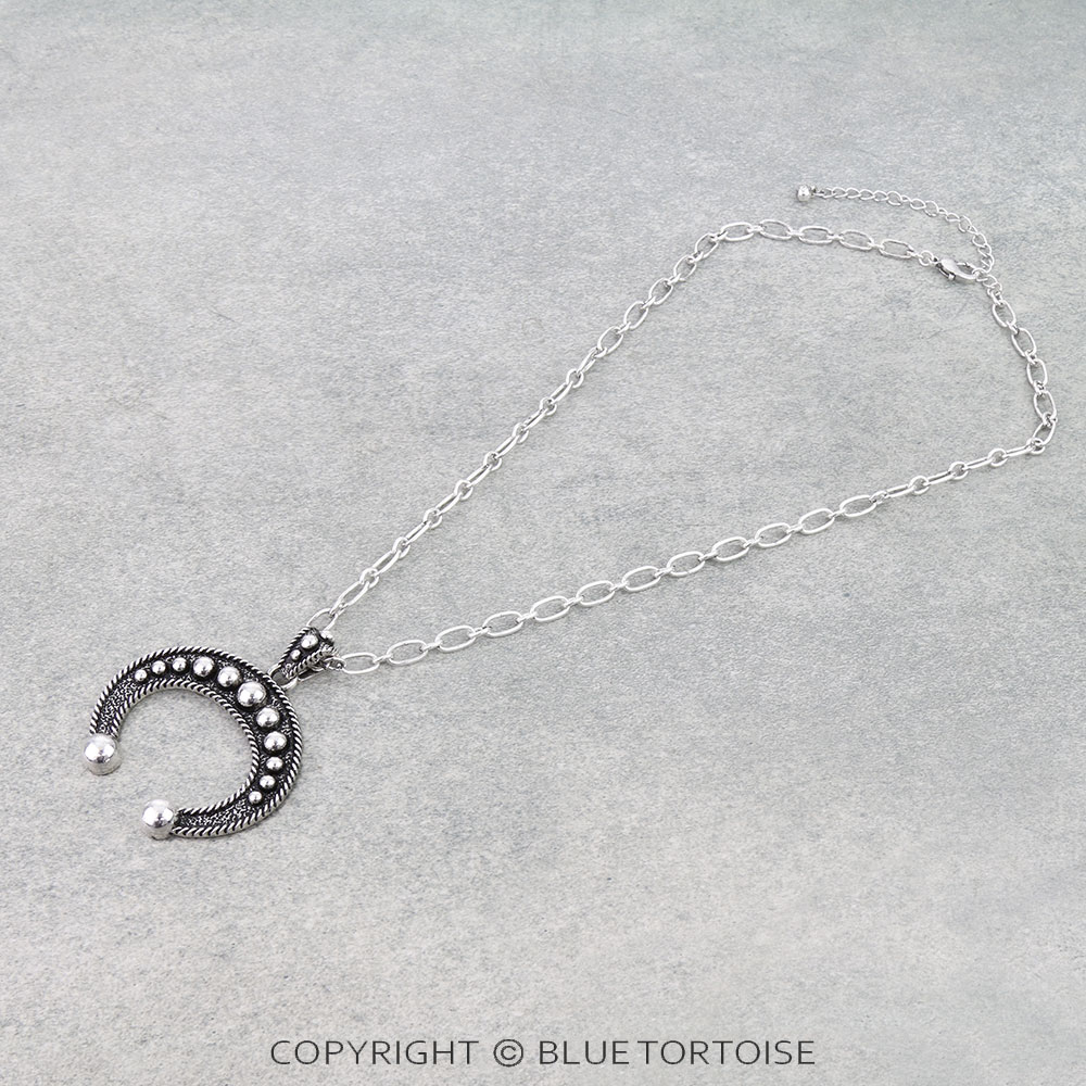 Western Ball TXR Squash Blossom Necklace
