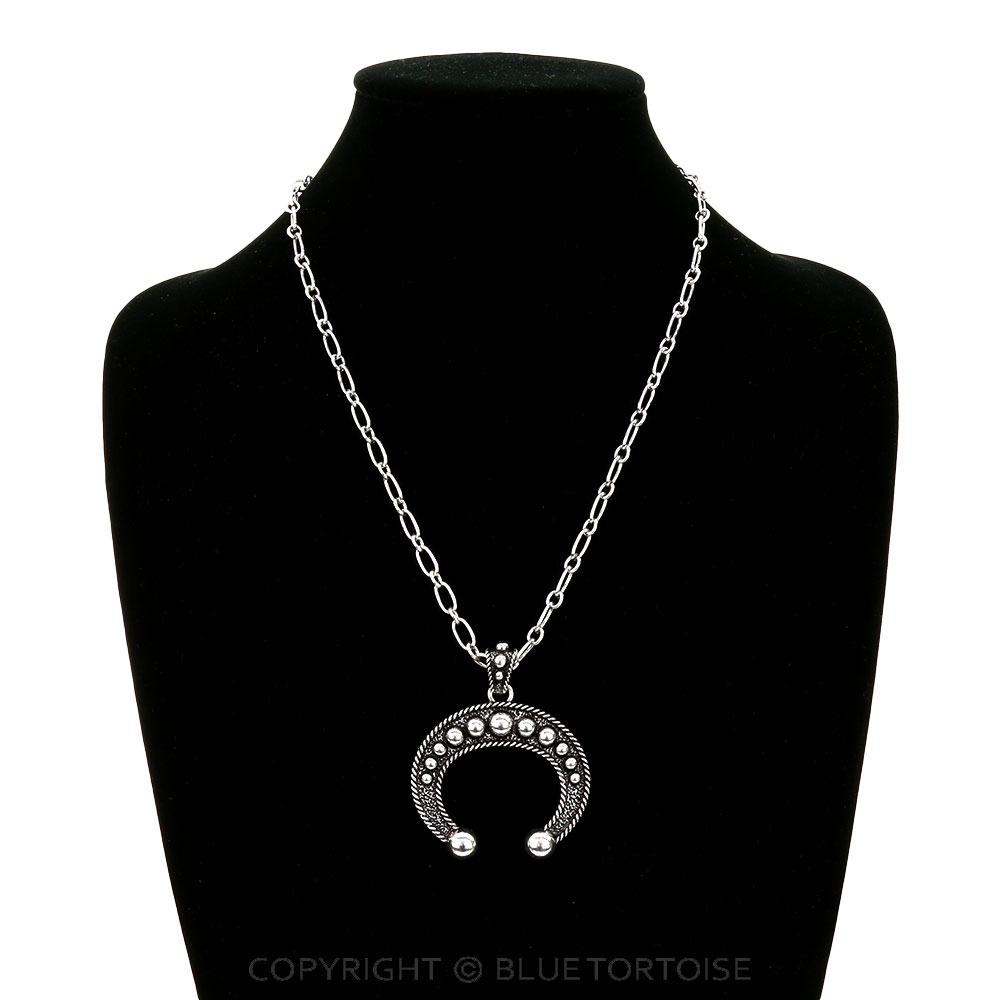 Western Ball TXR Squash Blossom Necklace - Image 2