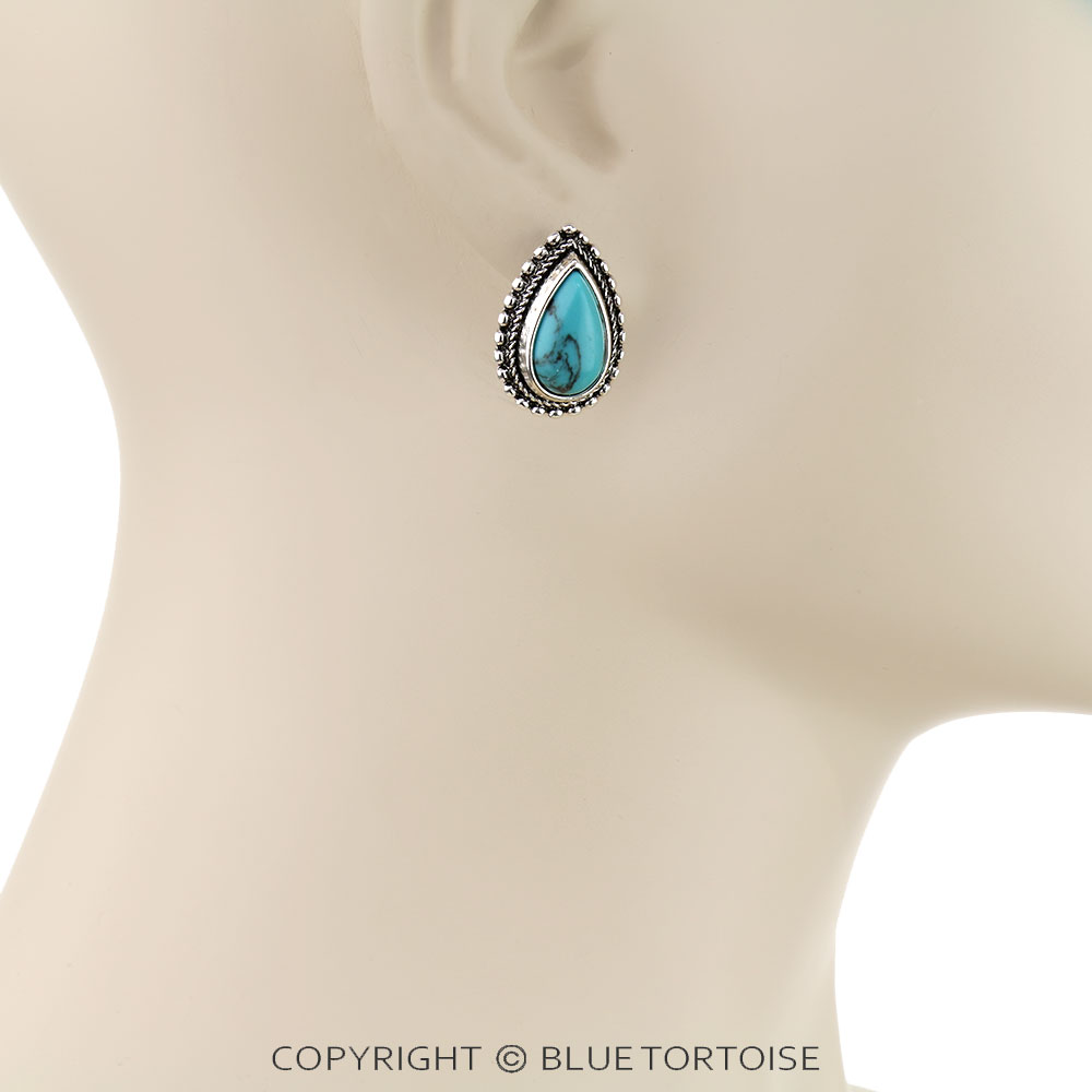 6 Pair Western Design Stud Earring Set - Image 2