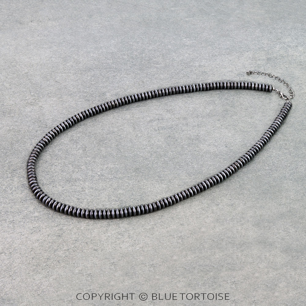Western Bead Necklace - Saucer 8mm
