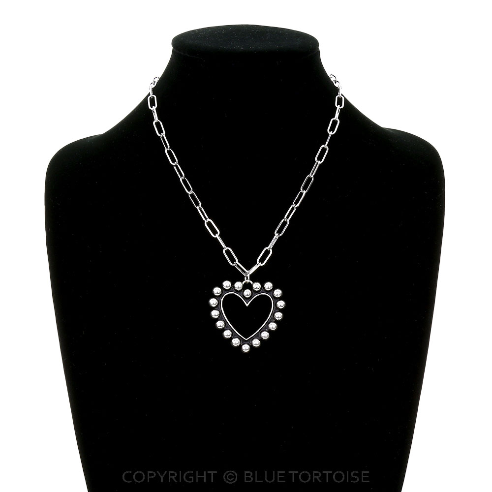 Western Heart Bubble Necklace - Image 2