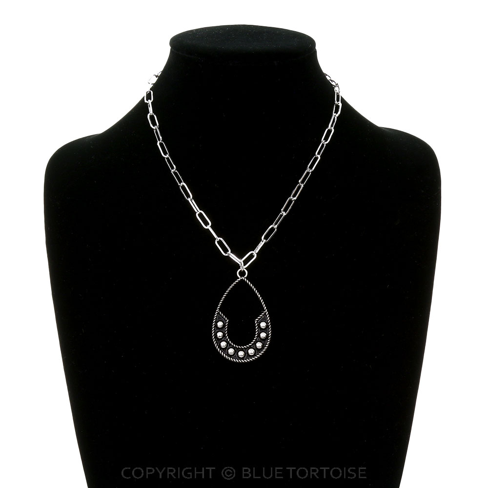 Western Teardrop Bubble Necklace - Image 2