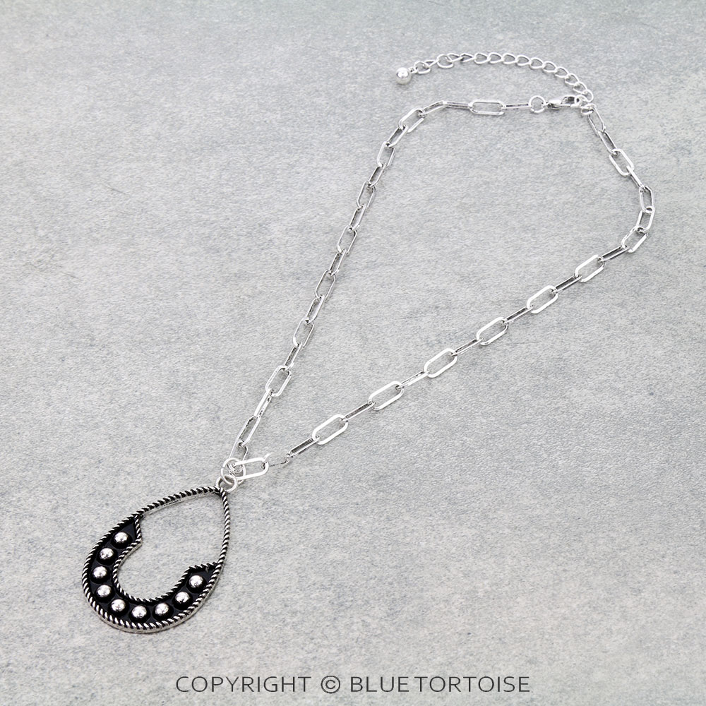 Western Teardrop Bubble Necklace
