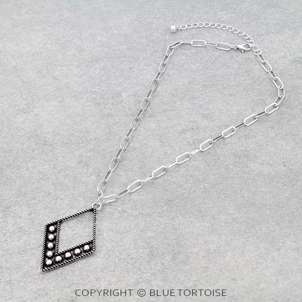 Western Diamond Bubble Necklace