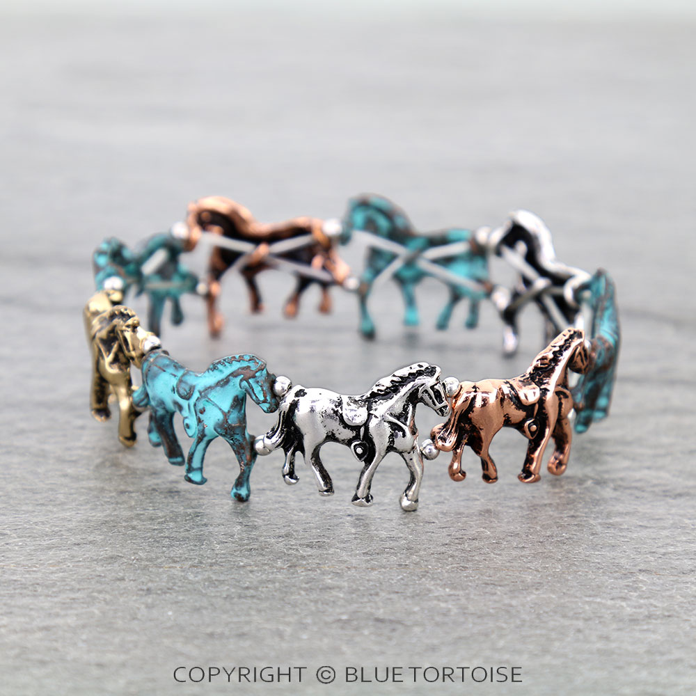 Western Horse Stretch Bracelet