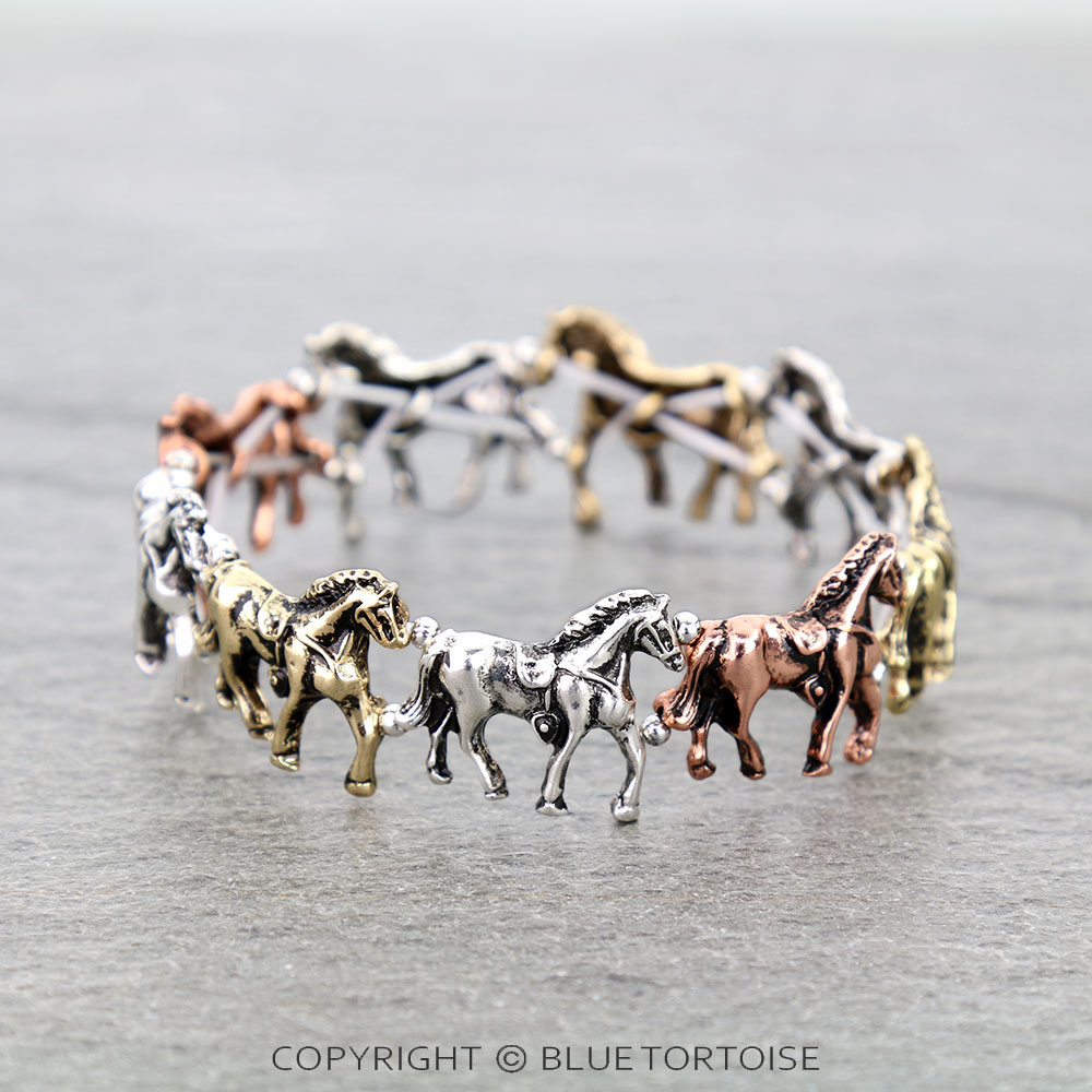 Western Horse Stretch Bracelet