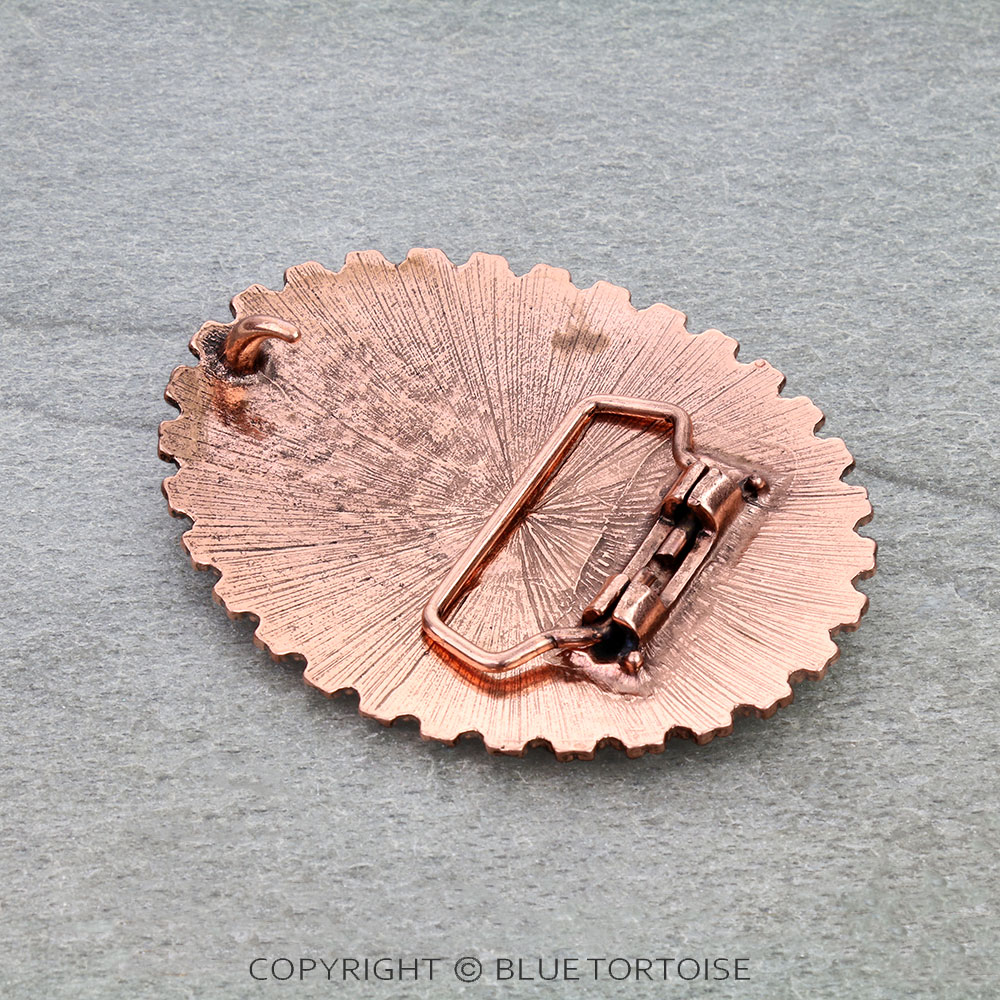 Western Flower TXR Filigree Belt Buckle - Image 2