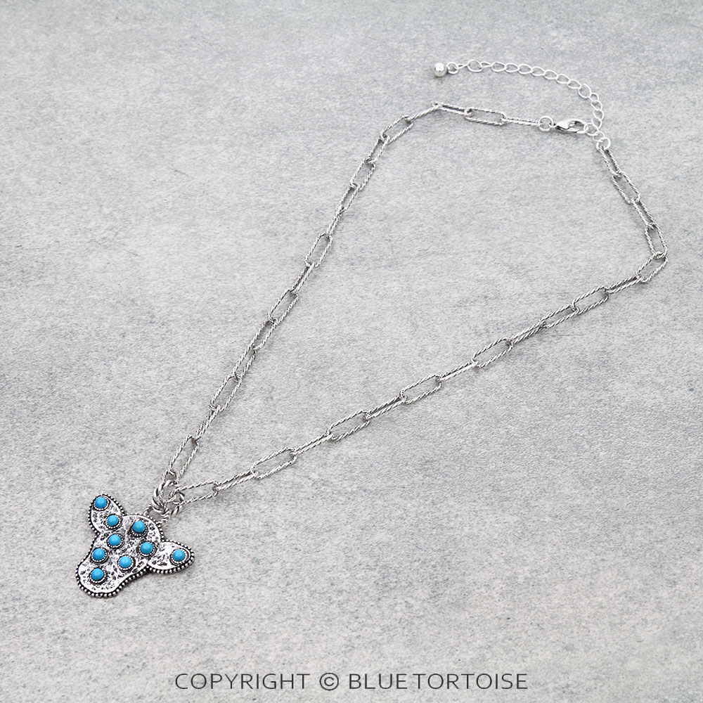 Western Cow Head Necklace