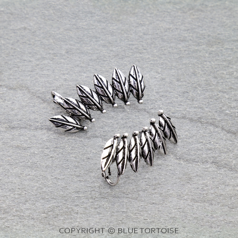 Western Leaf Cuff Earrings