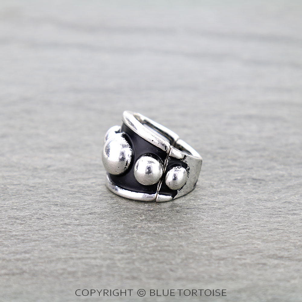 Western Round Bubble TXR Stretch Ring - Image 2