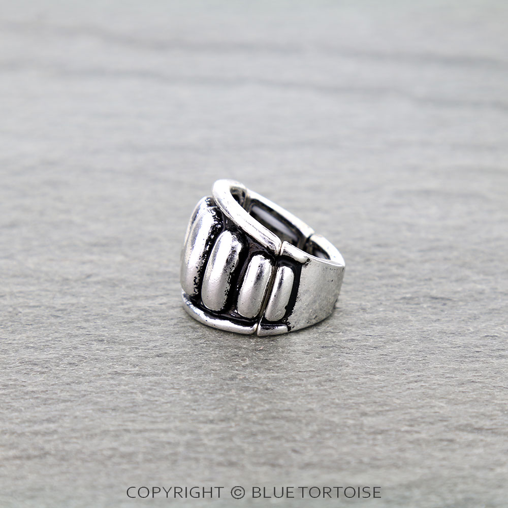 Western Oval Bubble TXR Stretch Ring - Image 2