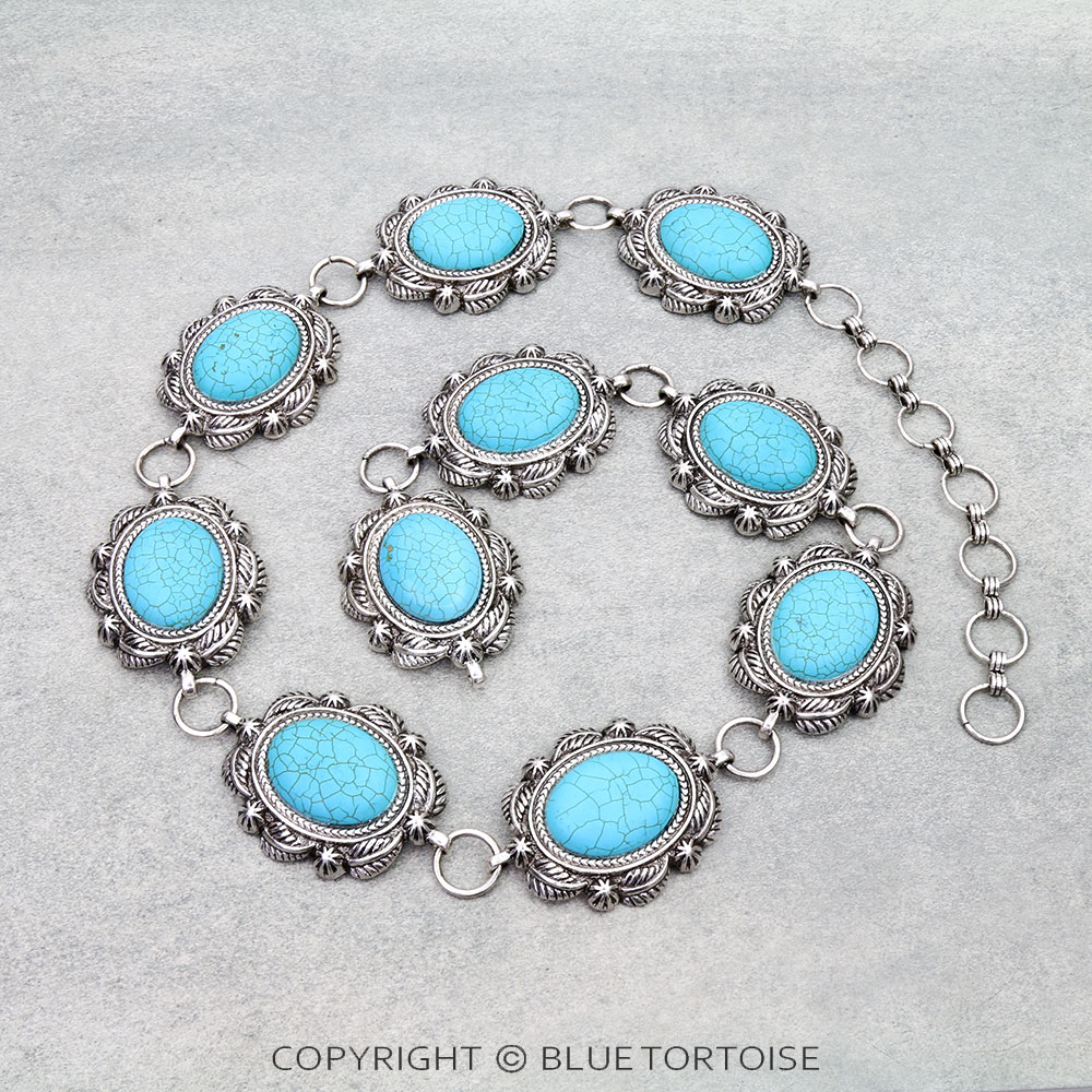 Western Concho Stone Belt S/M