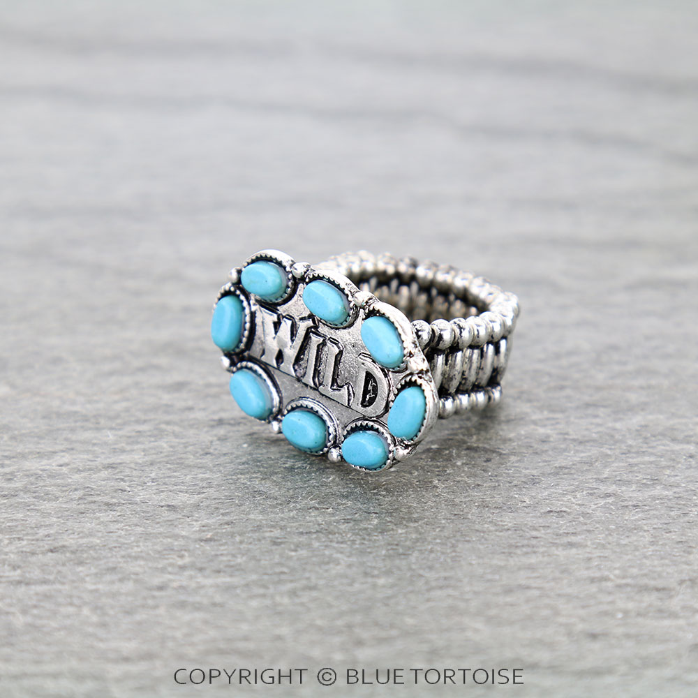 WILD Typography Stretch Ring - Image 2