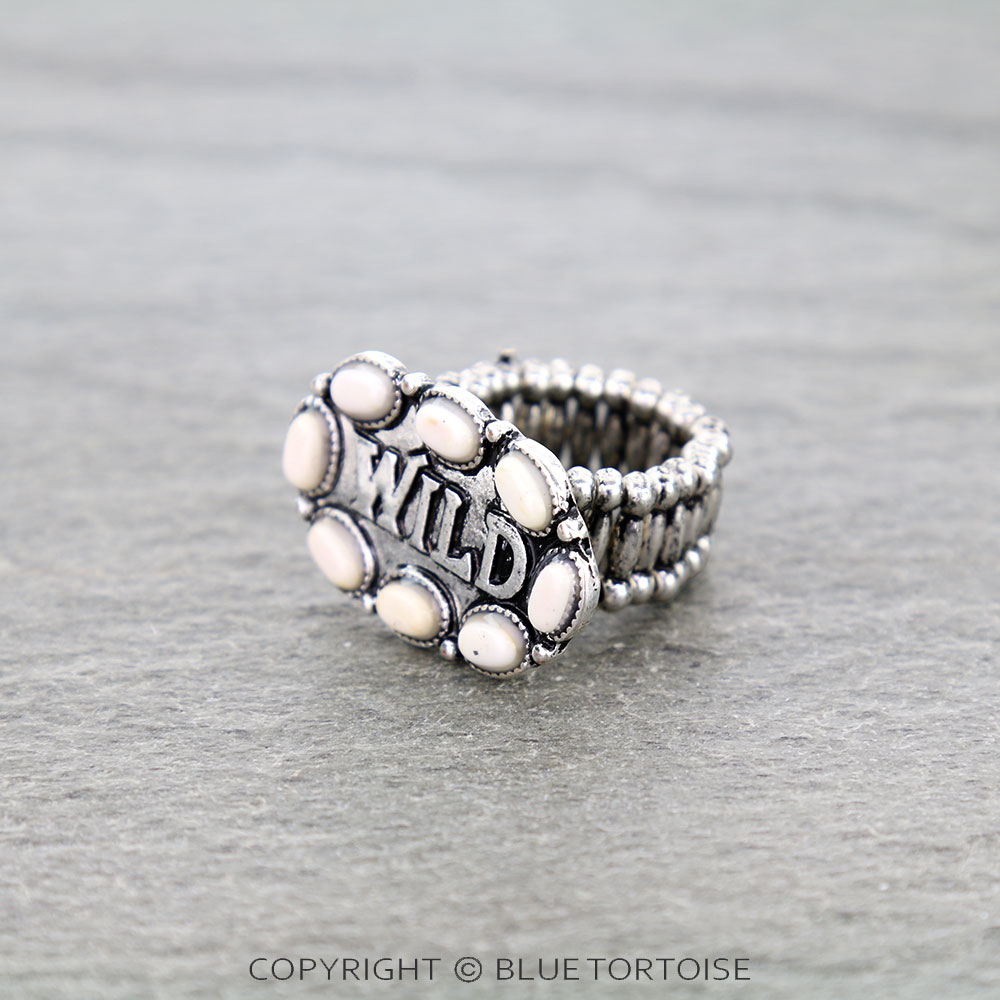 WILD Typography Stretch Ring - Image 2