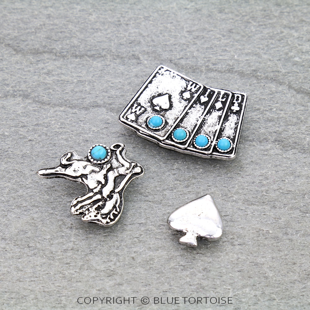 Western Gamble Theme Hat Pin Set