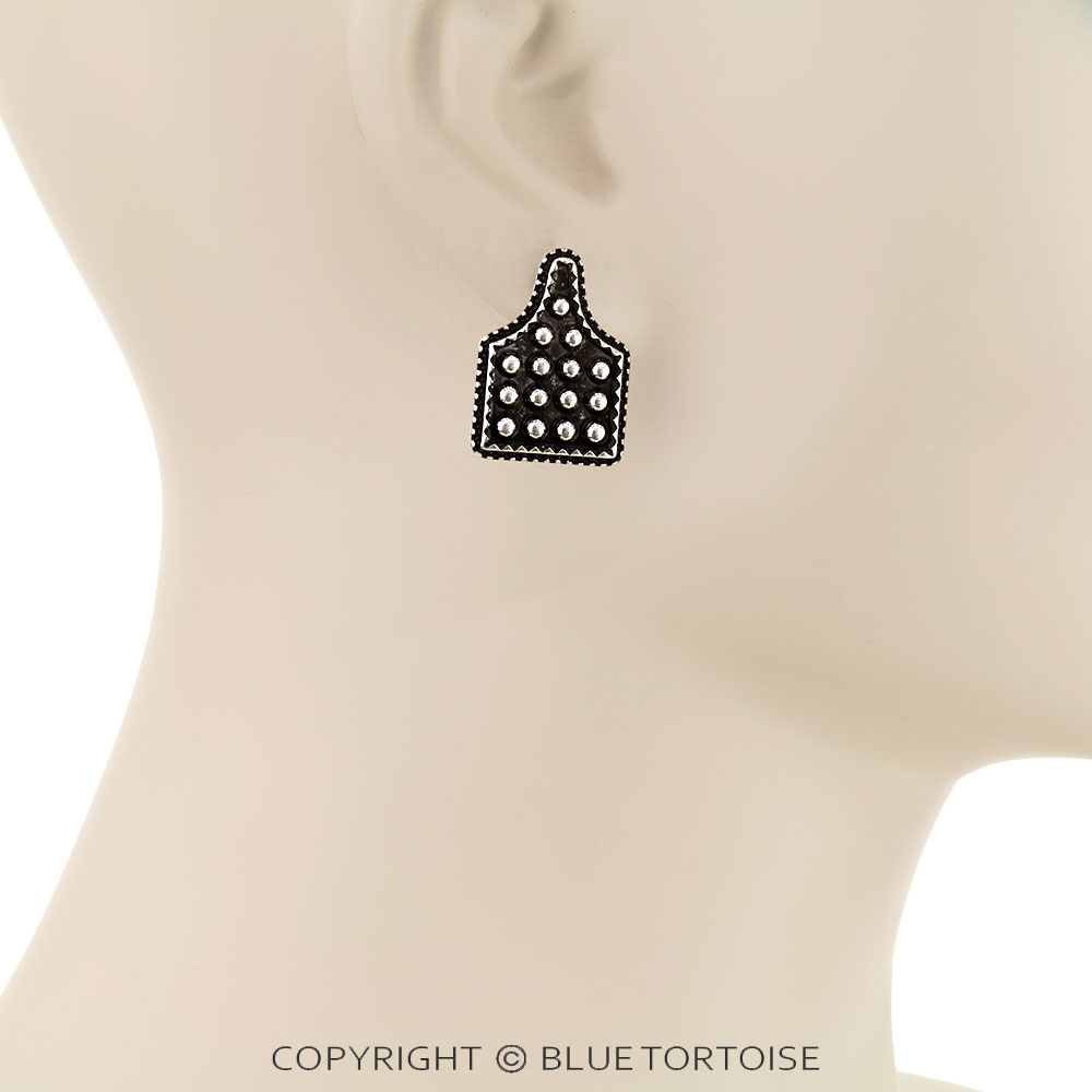 3 Pair Western Dot Bubble TXR Earring Set - Image 2