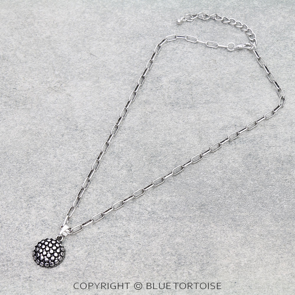Western Round Ball Bubble Necklace