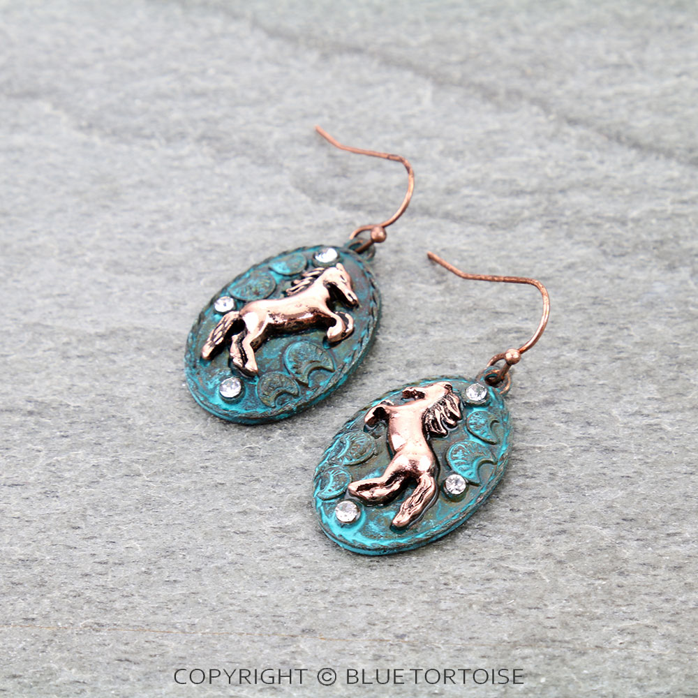 Western Hose Dangle Earrings
