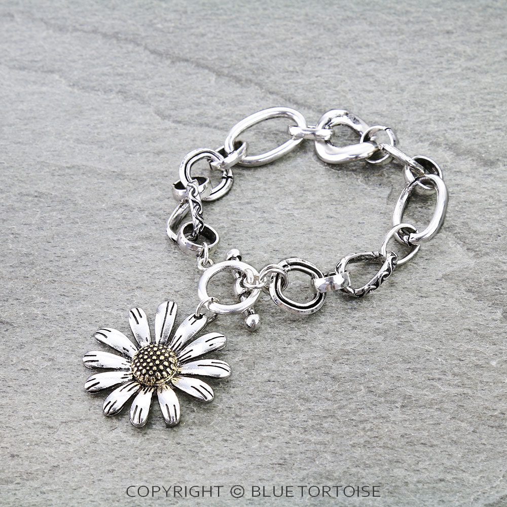 Western Sunflower Toggle Bracelet