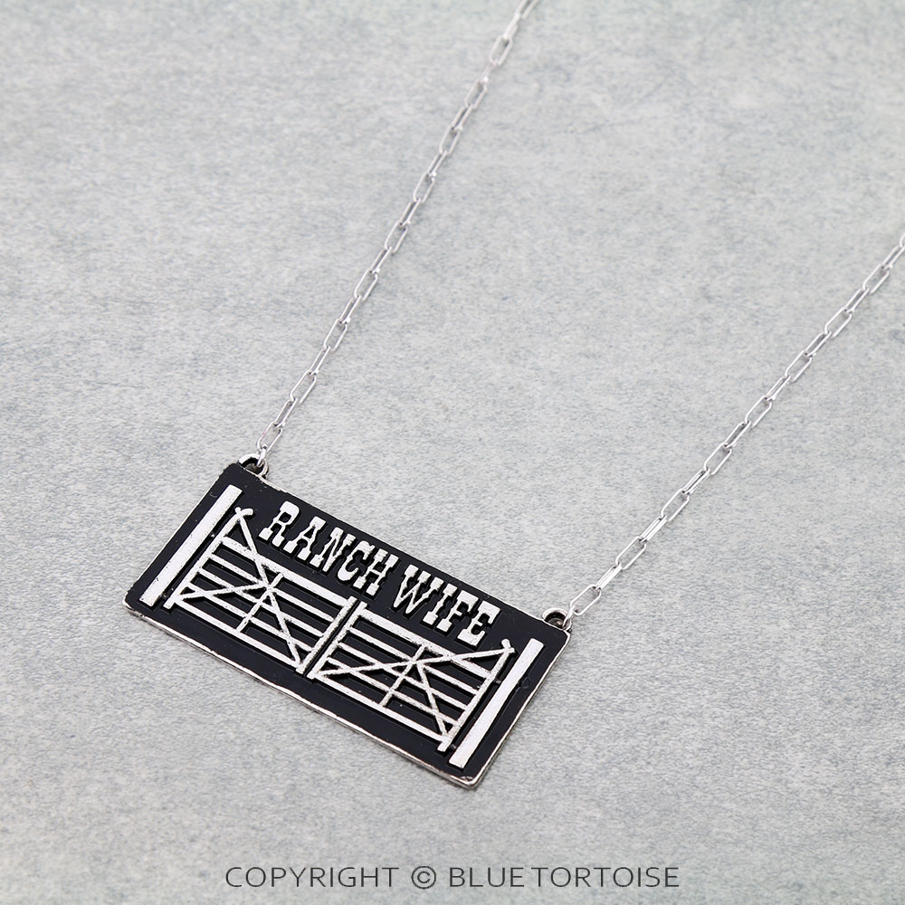 Western Ranch Wife Necklace