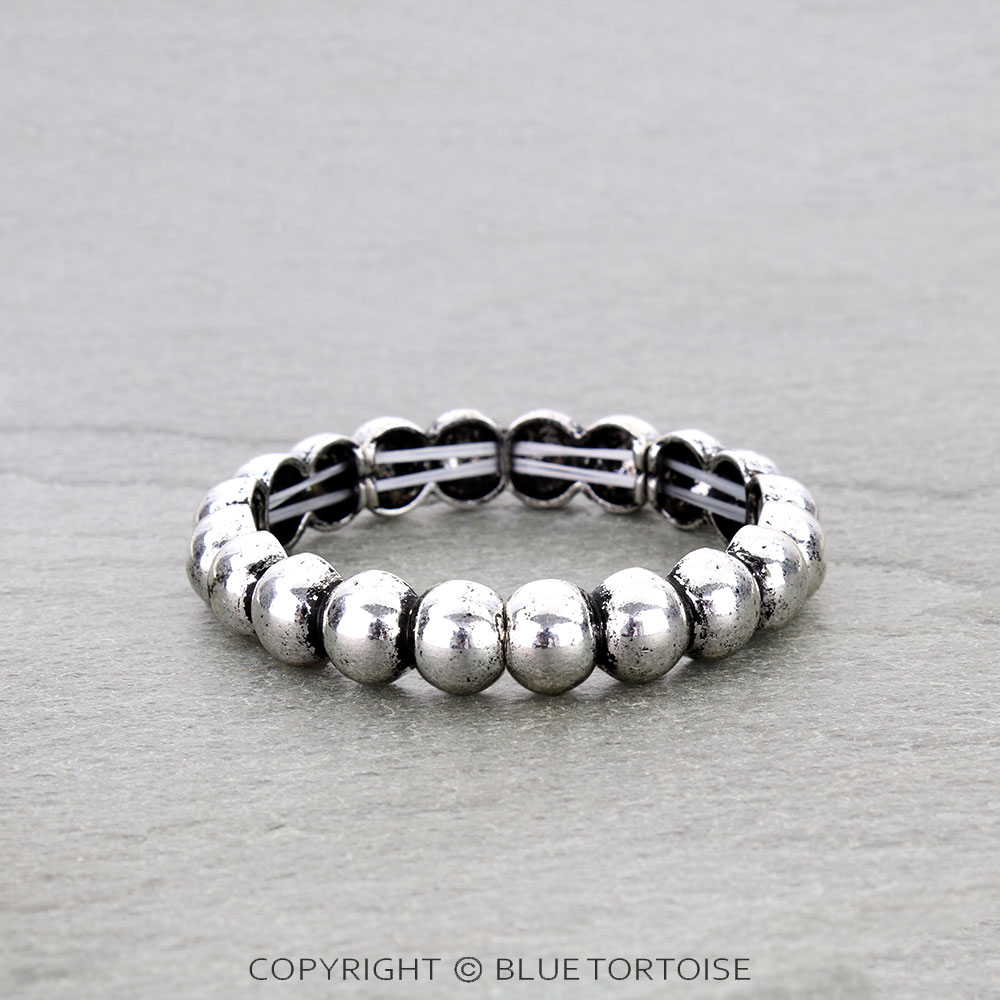 Western Bubble Ball Stretch Bracelet