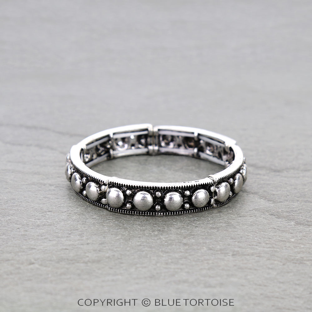 Western Flat Bubble Stretch Bracelet