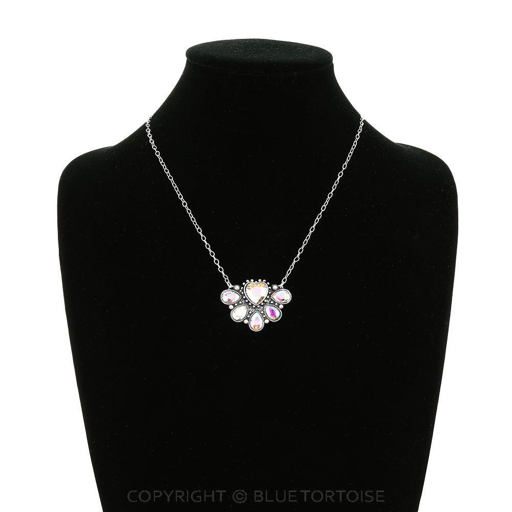 Western Heart Half Concho Necklace - Image 2