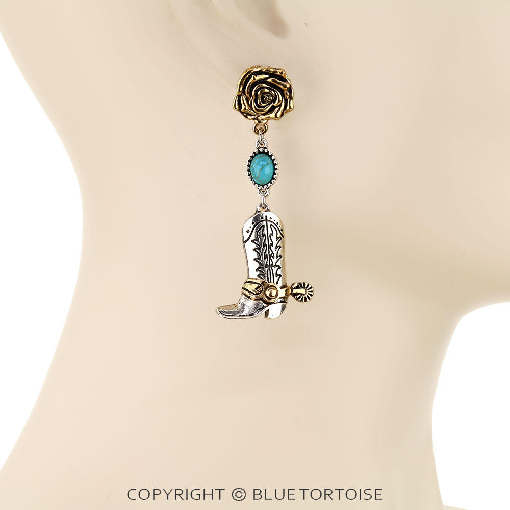 Western Boot Stud Earrings - Image 2