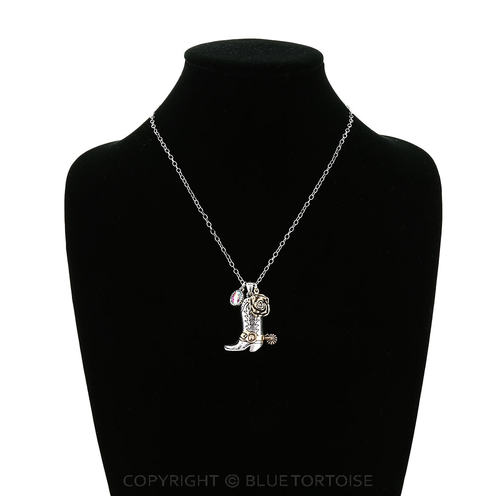 Western Boot Necklace - Image 2