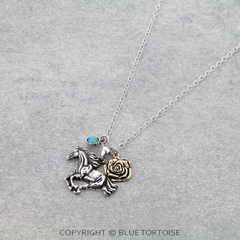 Western Horse Necklace
